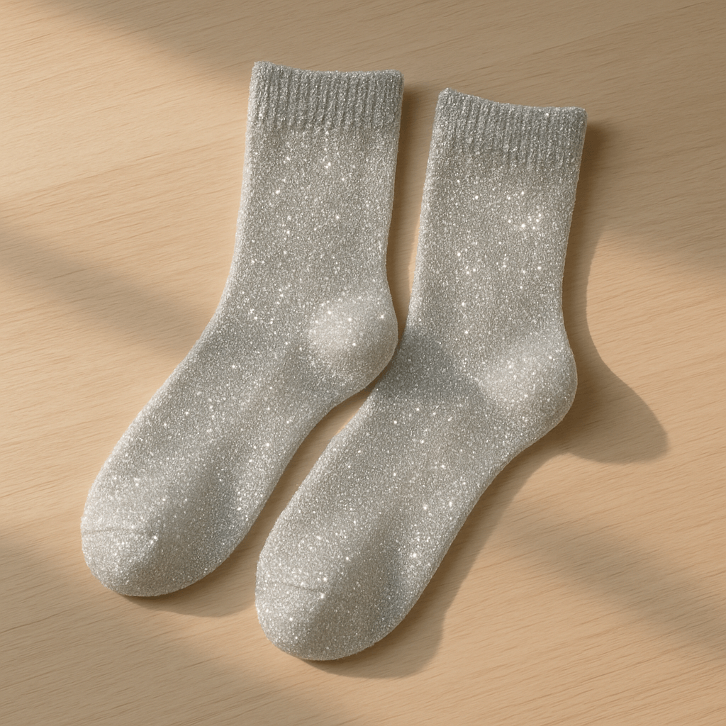 Chaussettes à paillettes : Brillez en 2025 avec style !