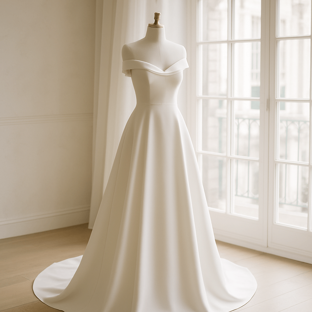 Robe de mariée simple : élégance et tendances 2025